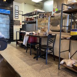 Mosaic Grill - View of the kitchen from our table! You can watch them prepare the food!