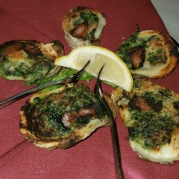 Baked Oyster Rockefeller