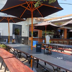 The Glenn Bar & Grill - Patio on a stupidly hot day.