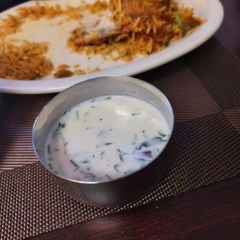 Curry Corridor Grill & Bar - Raita - kinda watery - Indian Near Me - Yorktown, Virginia