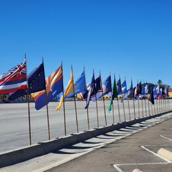 Marine Corps Recruit Depot San Diego - Colors on display