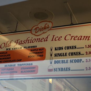 Dick's Drive-In - Ice cream menu - Fast Food Near Me - Seattle, Washington Dick's Drive-In - Ice cream menu - Fast Food Near Me - Seattle, Washington