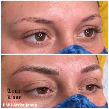 True Love Studios - Microblading done by PMU Artist Jenny - Permanent Makeup Near Me - Houston, Texas