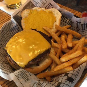 9th Inning Brews and Bites - Cheeseburger with fries - American Near Me - Amarillo, Texas
