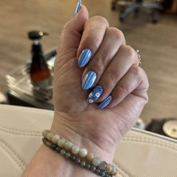 My cute stripes and cherries mani My cute stripes and cherries mani