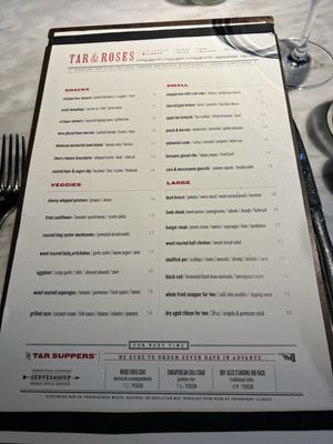Menu photo 7 Tar & Roses Santa Monica, CA