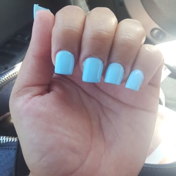 Green Ivy Nails & Spa - Crooked uneven length didn't want to give me her name - Nail Salons Near Me - Temecula, California