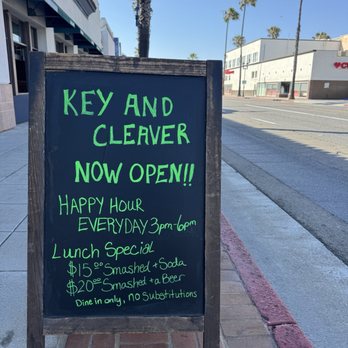 Key and Cleaver - Happy Hour - Burgers Near Me - Oceanside , California
