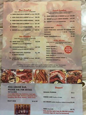 Menu photo 8 A+ Crab Canton Canton, OH