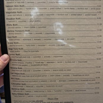 Hiro Sushi - Menu - Japanese Near Me - Scottsdale, Arizona Hiro Sushi - Menu - Japanese Near Me - Scottsdale, Arizona