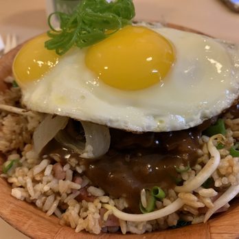 My Cafe - Loco moco with kamaaina fried rice - Breakfast & Brunch Near Me - Kapolei, Hawaii My Cafe - Loco moco with kamaaina fried rice - Breakfast & Brunch Near Me - Kapolei, Hawaii