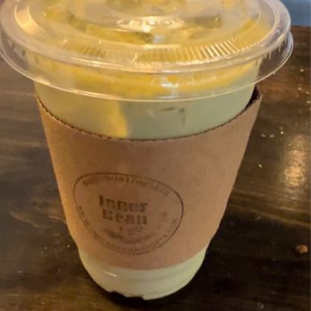 Inner Bean Cafe - Iced Honey Blackberry Matcha (delicious) - Coffee & Tea Near Me - Augusta, Georgia