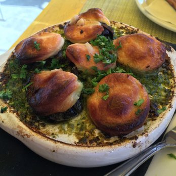 Bistro Joe's - Escargot w puff pastry...good, balanced. - New American Near Me - Birmingham, Michigan Bistro Joe's - Escargot w puff pastry...good, balanced. - New American Near Me - Birmingham, Michigan