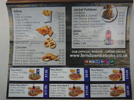Menu photo 3 Ferndown Kebabs Takeaway Ferndown, DOR Menu photo 3 Ferndown Kebabs Takeaway Ferndown, DOR