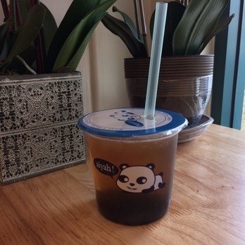 Poke Xpress - Lychee Aiyah (Black) Tea with Honey Boba - Poke Near Me - Milpitas, California