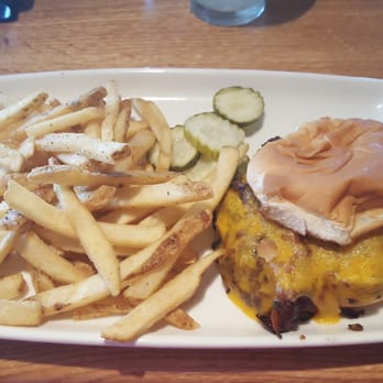 Applebee's Grill + Bar - All in burger.....need I say more. I didn't even touch the plate. Couldn't beleive they even brought this to the table. - American Near Me - Cheyenne, Wyoming Applebee's Grill + Bar - All in burger.....need I say more. I didn't even touch the plate. Couldn't beleive they even brought this to the table. - American Near Me - Cheyenne, Wyoming