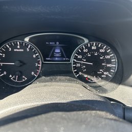 You can see all of the dust You can see all of the dust