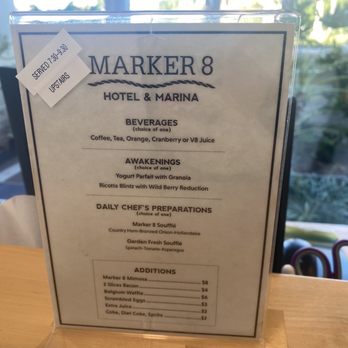 Marker 8 Hotel and Marina - Breakfast menu included - Hotels Near Me - St. Augustine, Florida