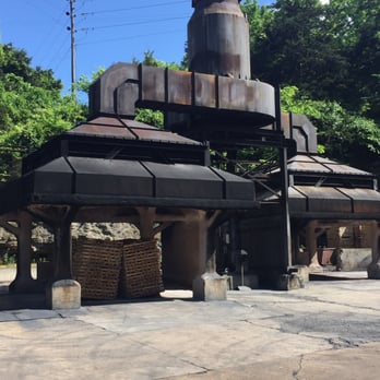 The Jack Daniel Distillery - Making the charcoal - Distilleries Near Me - Lynchburg, Tennessee