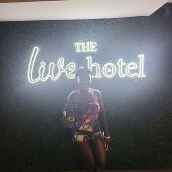 The Live Hotel - Super cute photo op in the parking garage before walking into the lobby. - Hotels Near Me - Los Angeles, California The Live Hotel - Super cute photo op in the parking garage before walking into the lobby. - Hotels Near Me - Los Angeles, California