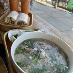 Pho Express - Beef Combo Pho and Chashu Pork Banh Mi