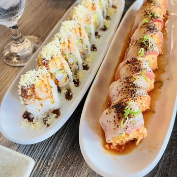 Sushi Sakana - Fire Cracker and Spicy Kiss rolls - Japanese Near Me - Dallas, Texas Sushi Sakana - Fire Cracker and Spicy Kiss rolls - Japanese Near Me - Dallas, Texas