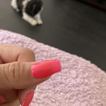 Mini Nails - Same shade different lighting, week 2 , triple coat - Nail Salons Near Me - Lakewood, California Mini Nails - Same shade different lighting, week 2 , triple coat - Nail Salons Near Me - Lakewood, California
