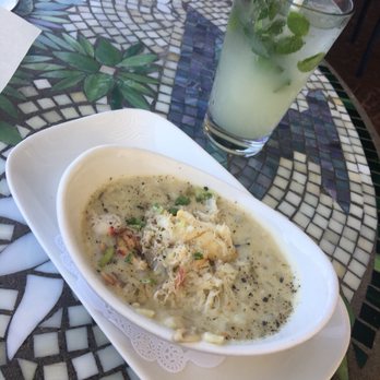 The Dead Fish - Crab Chowder and a mojito - Seafood Near Me - Crockett, California The Dead Fish - Crab Chowder and a mojito - Seafood Near Me - Crockett, California