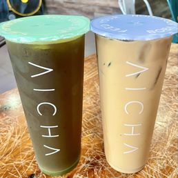 'kiwi' tea (tasted like green apple candy) & coffee milk tea 'kiwi' tea (tasted like green apple candy) & coffee milk tea