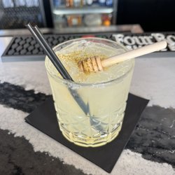 8th Ward Pub - Beehive Cocktail, Mezcal with coconut water and fresh honey