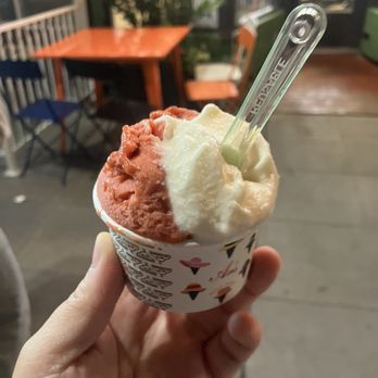 An's Dry Cleaning - Tongue pop (raspberry, mango, mint) and Minky ( pineapple, coconut) - Gelato Near Me - San Diego, California An's Dry Cleaning - Tongue pop (raspberry, mango, mint) and Minky ( pineapple, coconut) - Gelato Near Me - San Diego, California