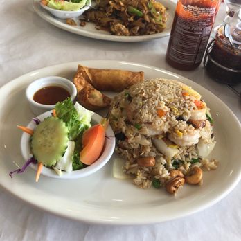 Thai Orchid - Lunch, consists of Hawaiian fried rice with shrimp. - Thai Near Me - Houston, Texas Thai Orchid - Lunch, consists of Hawaiian fried rice with shrimp. - Thai Near Me - Houston, Texas