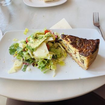Bistro 31 - Quiche of the Day and Chopped Salad- Absolutely delicious and and perfect for lunch! - French Near Me - Dallas, Texas Bistro 31 - Quiche of the Day and Chopped Salad- Absolutely delicious and and perfect for lunch! - French Near Me - Dallas, Texas