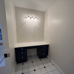 Cut Line Painting Service - Vanity and walls after color change