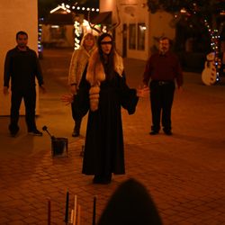 Martinique Louise Fisher leading Yule Ritual 2022