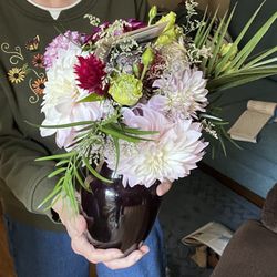 Violet’s Flowers and Vintage Boutique - Back of arrangement