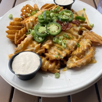 Butterbee's American Grille - Loaded Cheese Fries Appetizer - American Near Me - Cincinnati, Ohio Butterbee's American Grille - Loaded Cheese Fries Appetizer - American Near Me - Cincinnati, Ohio