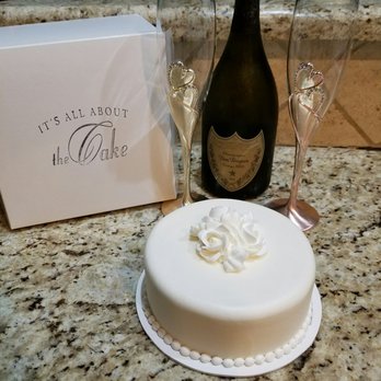 It's All About The Cake - Our anniversary cake freshly made this morning for our 1st anniversary - Bakeries Near Me - Dana Point, California It's All About The Cake - Our anniversary cake freshly made this morning for our 1st anniversary - Bakeries Near Me - Dana Point, California