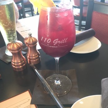 110 Grill - Blueberry Pomegranate Sangria - New American Near Me - Braintree, Massachusetts