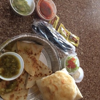 Tomasita's Albuquerque - Takeout quesadilla was fully loaded and delicious! - New Mexican Cuisine Near Me - Albuquerque, New Mexico