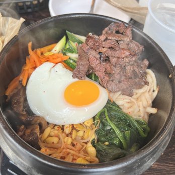Del Seoul - Bibimbop in hot stone bowl - Korean Near Me - Chicago, Illinois Del Seoul - Bibimbop in hot stone bowl - Korean Near Me - Chicago, Illinois