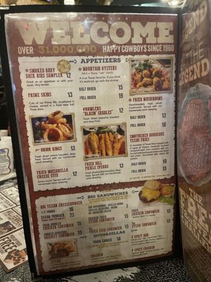 Menu photo 4 The Big Texan Steak Ranch Amarillo, TX Menu photo 4 The Big Texan Steak Ranch Amarillo, TX
