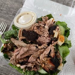 The Coop - Caesar Salad with pulled pork