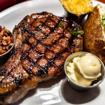 Cattlemens Steakhouse - Cowboy Ribeye Steak ($35) - Steakhouses Near Me - Redding, California