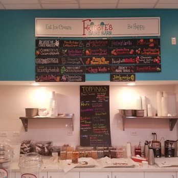 Frisbie's Dairy Barn - Menu - Ice Cream & Frozen Yogurt Near Me - New Britain, Connecticut