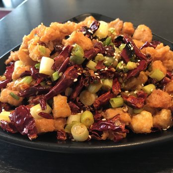 Red Chilli - R15 Deep Fried Chicken Cube with Hot Pepper (excellent!) - Chinese Near Me - Redlands, California