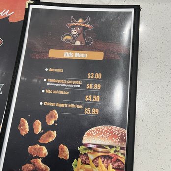 Burromex - Kids Menu - Honduran Near Me - Houston, Texas Burromex - Kids Menu - Honduran Near Me - Houston, Texas