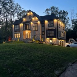 A house I completed in Windham with beautiful exterior lighting.