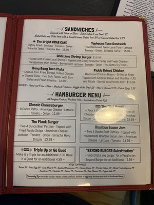 Menu photo 2 Shipwrecks Taphouse & Grill Kitty Hawk, NC Menu photo 2 Shipwrecks Taphouse & Grill Kitty Hawk, NC