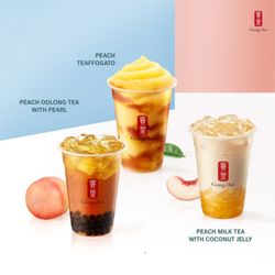 Gong cha - Tulare - Summer Peach Series 2023